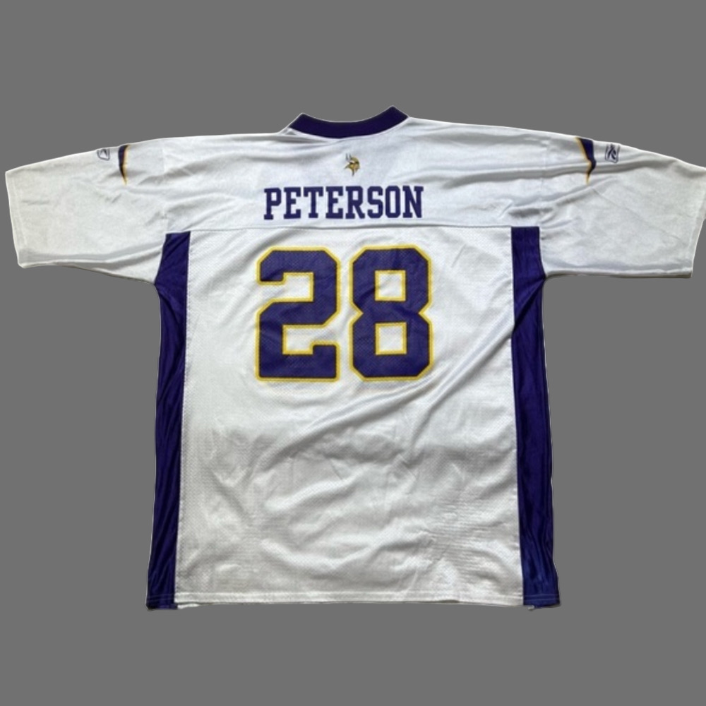 Adrian Petersen Minnesota Vikings Reebok Team Apparel Jersey
